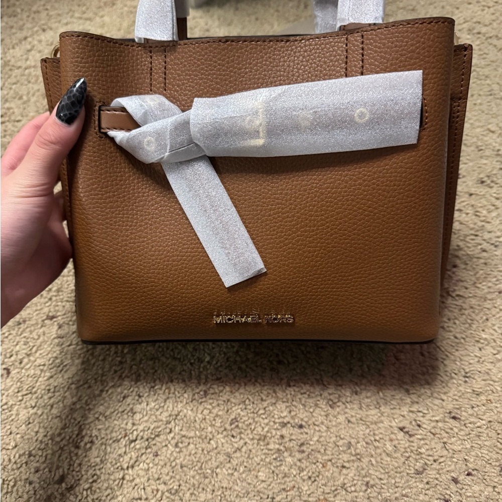 Michael Kors Tan Leather Satchel